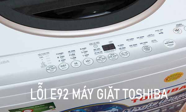 Máy giặt toshiba báo e92
